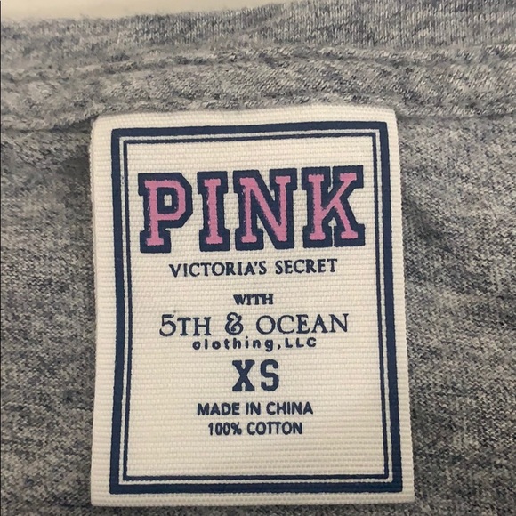 PINK Victoria Secret  I’m No Rookie Cropped Brewers Top Size XS - Picture 3 of 4